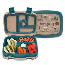 Lunch Box Bentgo Kids imprime trens de 5 compartimentos à prova de vazamentos Lunch Box Bentgo Kids imprime trens de 5 compartimentos à prova de vazamentos