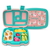 Lunch Box Bentgo Kids Print Lhamas de 5 compartimentos à prova de vazamentos