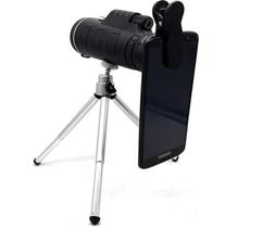 Luneta Monóculo Telescópio 40 X 60 Tático Com Tripé e Suporte de Celular Luneta Monóculo Telescópio 40 X 60 Tático Com Tripé e Suporte de Celular