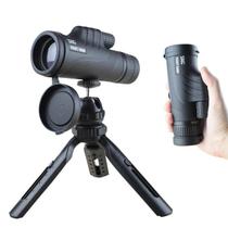 Luneta Telescópica com Tripé Suporte Celular Zoom até 30x Luneta Telescópica com Tripé Suporte Celular Zoom até 30x