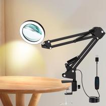 Lupa 10X com lupa de encaixe de luz (56 LEDs)