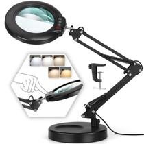 Lupa 10X com luz e suporte Drdefi
