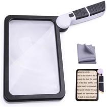 Lupa Amoper Page 5X com luz 48 LED para leitura