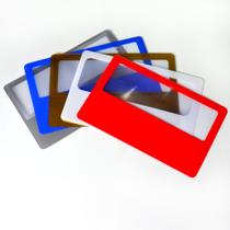 Lupa apoio de Leitura - tipo cartão - KIT com 10 peças - 577