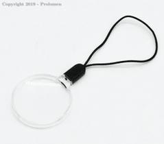 Lupa Auxiliar leitura 3x 32mm cordao elastico - 2214