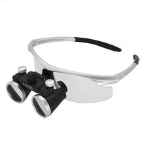 Lupa Binocular De Odontologia Ultraleve 2.5x 3.5x Lupas Ópticas Para Cirurgia Dentária 320-420mm