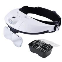 Lupa Cabeça Luz Led Estética iluminação Tatuador e studios