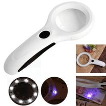 Lupa Com 8 Leds Branco + 1 Led Uv Para Saúde Estética Máxima Qualidade Luminosa 9588 Lupa Com 8 Leds Branco + 1 Led Uv Para Saúde Estética Máxima Qualidade Luminosa 9588
