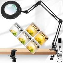 Lupa com ampliação de luz KMDES 12X
