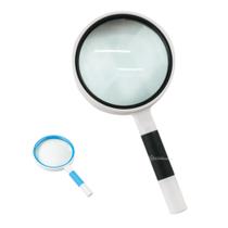 Lupa Com Cabo Emborrachado Ampliação 3x Design Portatil e Elegante Preto Resistente - TH80100PR