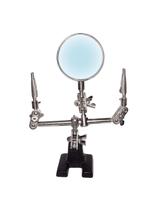 Lupa Com Suporte E Pincas C/ Aumento 3X Hikari HlS10