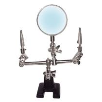 Lupa Com Suporte E Pincas C- Aumento 3x Hikari Hls10