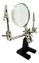Lupa Com Suporte Garra Pinça Lupa Aumento 3 X Hikari Hl-s10 Lupa Com Suporte Garra Pinça Lupa Aumento 3 X Hikari Hl-s10