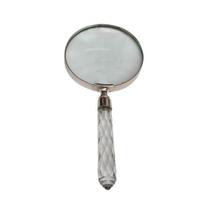 Lupa De Aumento Luxo Indiana Cristal 10CM PDI0004