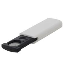 Lupa De Bolso 20X 45X Conta Fio Portátil Com Luz Led