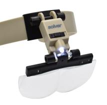Lupa de Cabeça com Led Solver SLC-1010