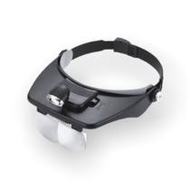 Lupa de cabeça com luz de LED para profissionais de estética e joalheiros - Raffs