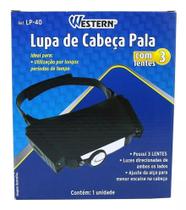 Lupa De Cabeça Pala Lente Com Luz Profissional