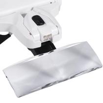 Lupa de Cabeça Profissional GXM com LED para Leitura e Reparos com 5 Lentes de Aumento Ajustáveis Lupa de Cabeça Profissional GXM com LED para Leitura e Reparos com 5 Lentes de Aumento Ajustáveis