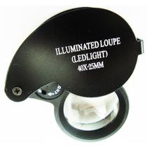 Lupa de Dedo 40x 25mm com LED - 2169 Lupa de Dedo 40x 25mm com LED - 2169