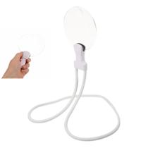 Lupa de Leitura Haste Flexivel Pescoço Apoio Mesa Aumento 5x Idoso Baixa Visao Vista Cansada Trabalho Tarefa Visualizaçao Ampla