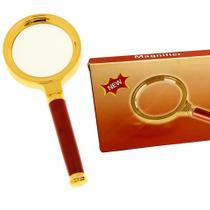 Lupa De Luxo Com Lente De Aumento Zoom 10x 60mm Para Leitura Magnifier MF60 Lupa De Luxo Com Lente De Aumento Zoom 10x 60mm Para Leitura Magnifier MF60
