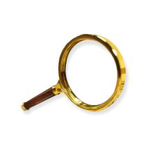 Lupa de luxo dourada para leitura 80mm Lupa de luxo dourada para leitura 80mm