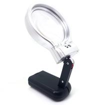 Lupa De Mão Mesa Bancada 3 Em 1 Dobrável Magnifier TH-7006