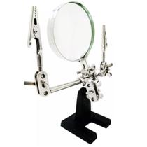 Lupa De Mesa Bancada Com Suporte Pinça Garras Terceira Mão - A.R Variedades MT Lupa De Mesa Bancada Com Suporte Pinça Garras Terceira Mão - A.R Variedades MT