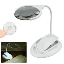 Lupa de Mesa Portátil Leitura Casa, Escritório, Laboratório, Recarregável Luz 6 LEDs - 9006 XM60203 Lupa de Mesa Portátil Leitura Casa, Escritório, Laboratório, Recarregável Luz 6 LEDs - 9006 XM60203