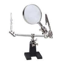 Lupa de mesa western com garras para solda Lupa de mesa western com garras para solda