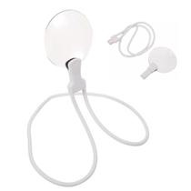 Lupa de Pescoço Apoio Mesa Aumento 5x Haste Flexivel Idoso Leitura Trabalho Vista Cansada Visualizaçao Ampla