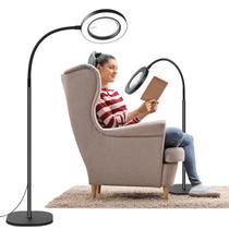 Lupa de Piso NZQXJXZ 10X/30X com Luz e Suporte Lupa de Piso NZQXJXZ 10X/30X com Luz e Suporte