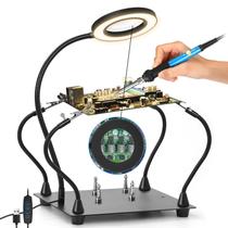 Lupa de solda Helping Hands NZQXJXZ com LED 3X Lupa de solda Helping Hands NZQXJXZ com LED 3X