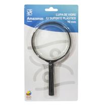 Lupa de vidro 90mm preto Rio Tijucas Lupa de vidro 90mm preto Rio Tijucas