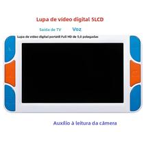 Lupa Digital Portátil LCD De 5.0 Polegadas 3-48X Com Saída HDMI E AV Para Leitura Eletrônica