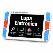 Lupa Eletrônica Portátil Tela LCD 5,0" HD Colorida Saída HDMI para TV Lupa Eletrônica Portátil Tela LCD 5,0" HD Colorida Saída HDMI para TV