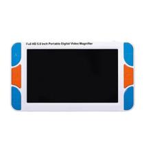 Lupa Eletrônica Portátil Tela LCD 5,0" HD Colorida Saída HDMI para TV