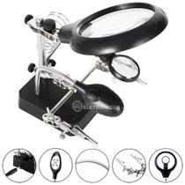 Lupa Estação De Trabalho Multifuncional Lente Dupla Luz Led KPAA004 Lupa Estação De Trabalho Multifuncional Lente Dupla Luz Led KPAA004