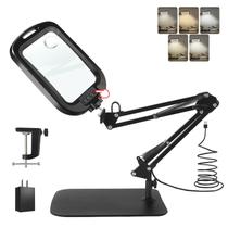 Lupa GABORISH 10X 30X com Luz LED e Suporte