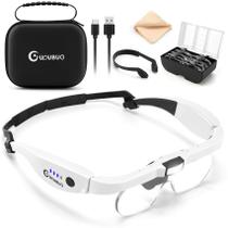 Lupa GUOUBUO com luz 1.5X-5.0X recarregável Lupa GUOUBUO com luz 1.5X-5.0X recarregável