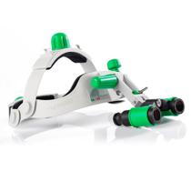 Lupa Headband Prismática Flip-Up Ampliação 6x Verde UNIVET