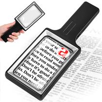 Lupa HQGZQL 10X 30X com luz para leitura