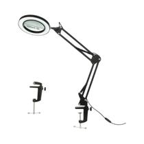 Lupa Iluminada com 72 LEDs USB - 8x/10x - 3 Cores para Cuidados com a Pele, Beleza, Solda e Reparo