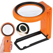 Lupa KIBTOY 30X 40X com luz e suporte para leitura Lupa KIBTOY 30X 40X com luz e suporte para leitura
