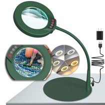 Lupa Krstlv 10X 11" Lâmpada LED de 5 modos de cor 110V-220V