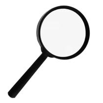 Lupa Lente de Aumento de Vidro com Suporte Plástico 100mm - Akash Lupa Lente de Aumento de Vidro com Suporte Plástico 100mm - Akash