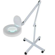 Lupa Luminária 120 Leds SMD Tripé Altura Regulável 4 Rodas Estética 110V BM19006-1 - Lorben