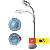 Lupa Luminária de 120 Leds com Tripé Flexível Estética 110V GT725-1 Lorben Lupa Luminária de 120 Leds com Tripé Flexível Estética 110V GT725-1 Lorben