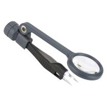 Lupa MagniGrip de 4,5x com pinça e Luz LED